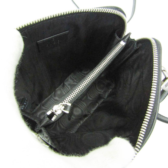 GUCCI Black Leather Shoulder Bag